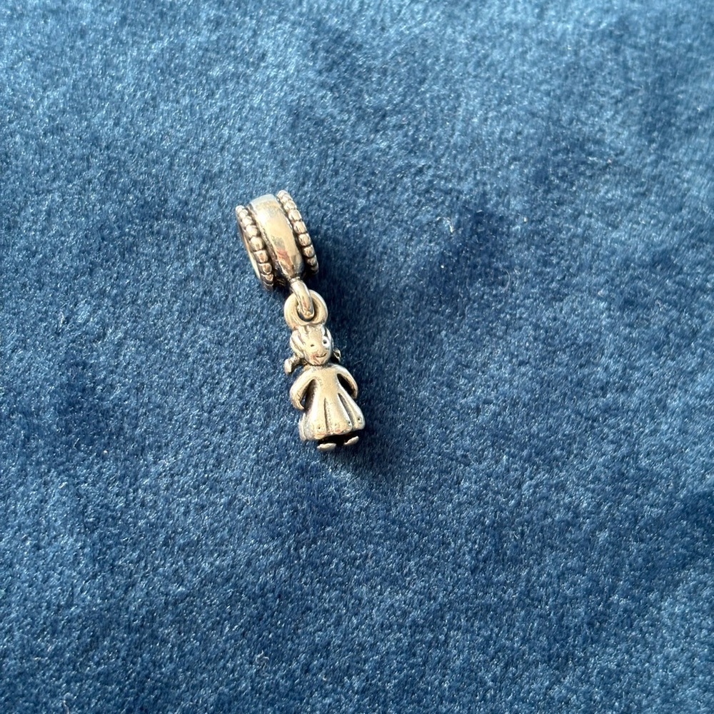 Pandora Silver Girl Charm Bracelet